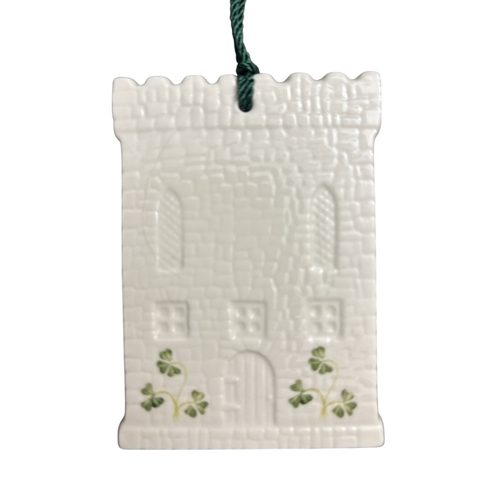 BELLEEK Donegal Castle Ireland‎ Christmas Holiday Ornament